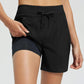 🌞Summer sale 49% DISCOUNT❄️Women's 5" Swim Board Shorts High Waisted Quick Dry Swimsuit Swimming Bottoms