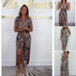 🐆Summer Limited Edition | Sexy Deep V-neck Leopard Print Dress, Full Of Wild Charm💃