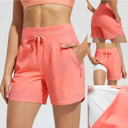 🌞Summer sale 49% DISCOUNT❄️Women's 5" Swim Board Shorts High Waisted Quick Dry Swimsuit Swimming Bottoms
