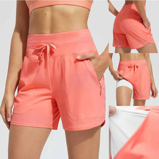 🌞Summer sale 49% DISCOUNT❄️Women's 5" Swim Board Shorts High Waisted Quick Dry Swimsuit Swimming Bottoms