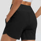 🌞Summer sale 49% DISCOUNT❄️Women's 5" Swim Board Shorts High Waisted Quick Dry Swimsuit Swimming Bottoms