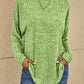 Classic Casual Long Sleeve Sweater（50% OFF）