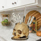 Creative Skull Resin Knife Holder