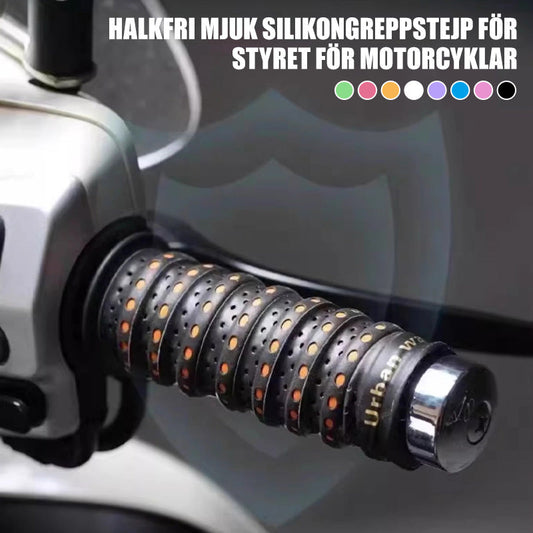 🏍️ BUY 1 GET 1 FREE! ✨ Non-slip Soft Silicone Grip Tape for Motorcycle Handlebars - Enhanced Control & Vibration Absorption for Safe Riding 🛡️🧤
